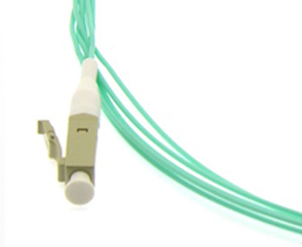 LC/UPC 1 Fiber OM3 Multimode Pigtail, Jacketed, 3M