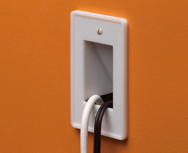 THE SCOOP™ Entrance Plate Single and Dual Gang, Reversible, 1 Gang