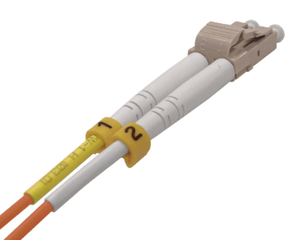 Fiber Optic Patch Cable, LC-LC, Multimode 62.5/125 OM1, Duplex 15m