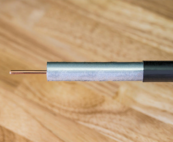 Hardline Coring and Stripping Tool - ½", ⅝", ¾", ⅞" - Perfectly cored and stripped cable - Primus Cable