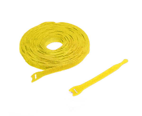 Lite Cable Tie, Hook and Loop, 1/2" Width, 10 pack