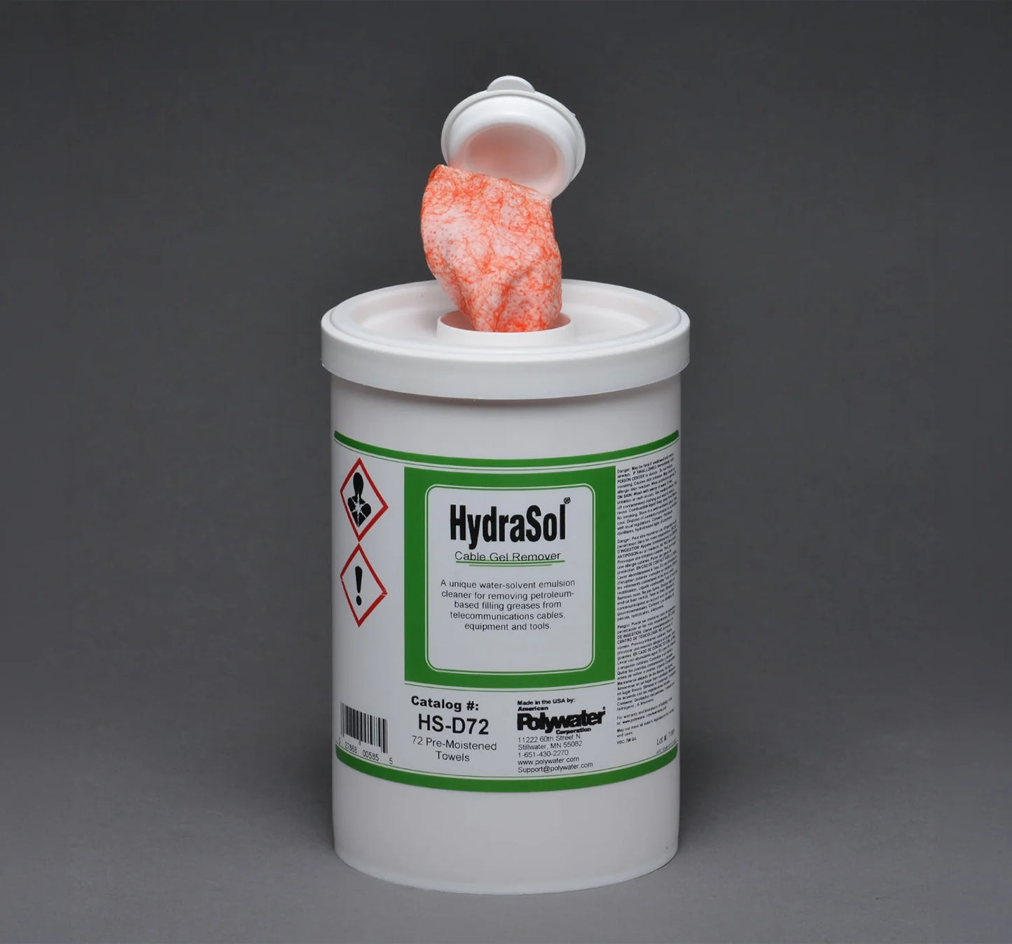 Polywater® HydraSol® Cable Gel Remover, SPLICE PREPARATION CLEANERS