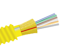 Armored Riser Fiber Optic Cable, Single Mode, Indoor/Outdoor Distribution