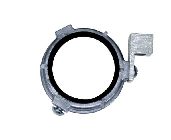 Grounding Bushing, Insulated, Zinc Metallic, Die Cast, 1 1/2" - EoL