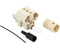Fiber Optic FAST Connector, Pre-Polished, Multimode, 62.5/125 OM1, ST, 6 Pack - OPEN BOX