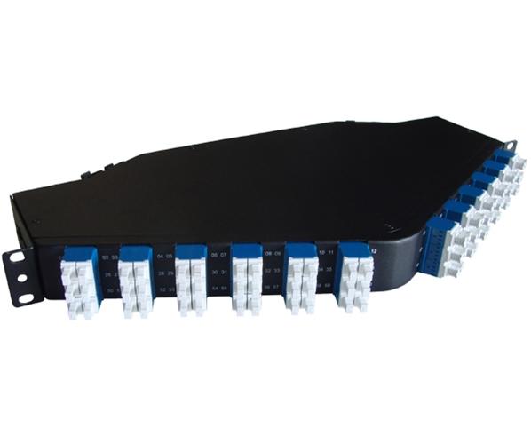 MPO/MTP-LC Cassette Module, Single-Mode OS2 9/125, 144 Fibers High-Density, Type A