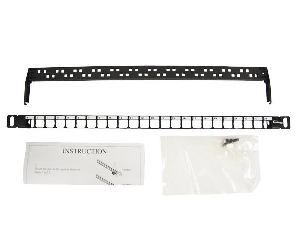 Ultra-High Density Blank Patch Panel, - 24-Port - 06