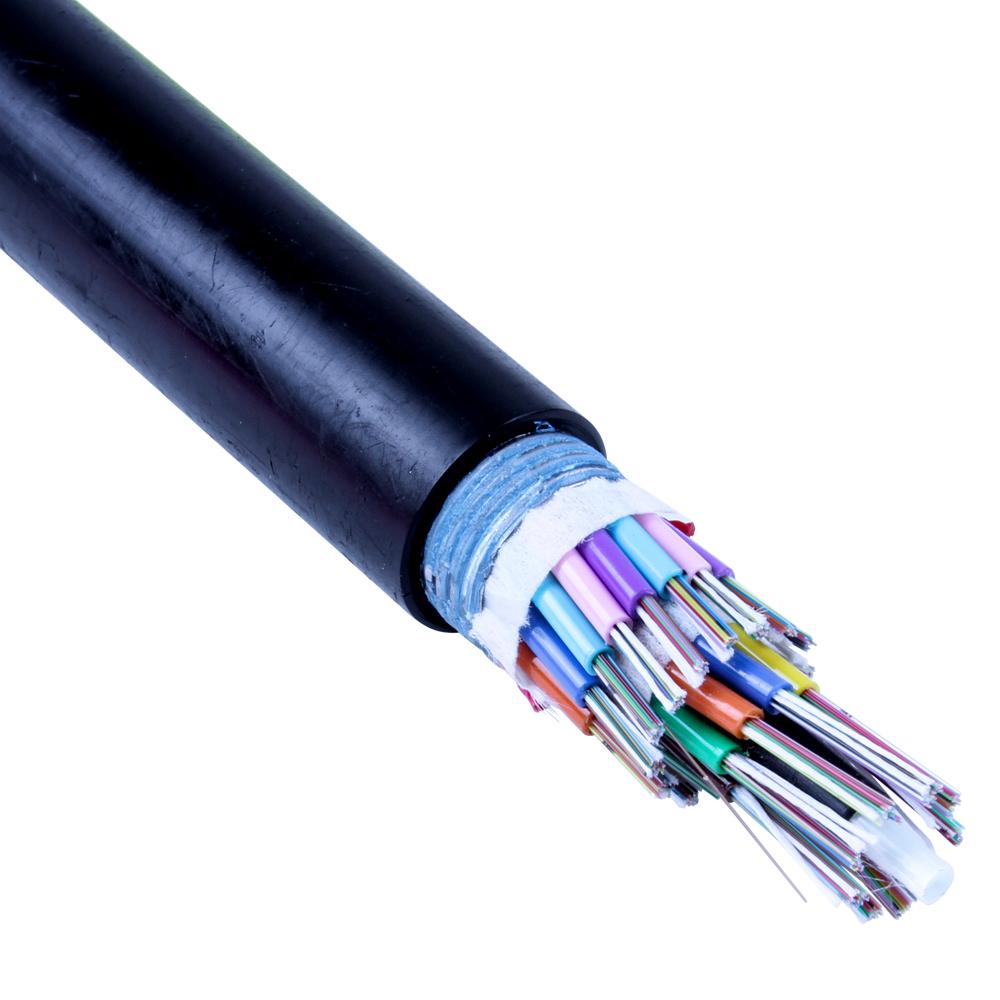 OSP Outdoor Dry Loose Tube, Armored, All Dielectric, OS2 Single Mode Fiber  Optic Cable