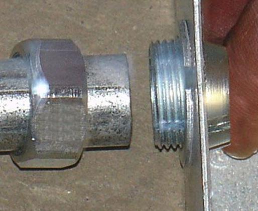 Two Piece EMT Connector