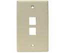MIG+ Wall Plate, High Density 2 Ports - Ivory