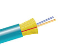 Distribution Fiber Optic Cable, 2 Strand, Multimode, 50/125 10 Gig OM4, Indoor/Outdoor, Riser