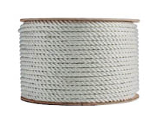 3 Strand White Polyester Rope