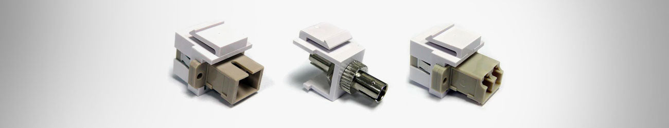 Multimode OM1 Fiber Keystone Jacks