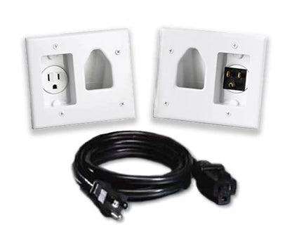 Recessed Pro-Power Kit w/ Straight Blade Inlet