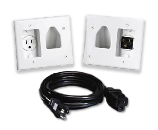 Recessed Pro-Power Kit w/ Straight Blade Inlet