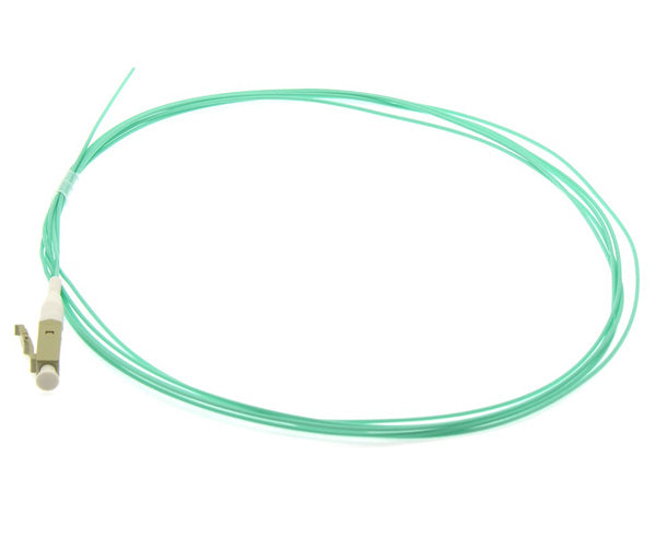 LC/UPC 1 Fiber OM3 Multimode Pigtail, Jacketed, 3M