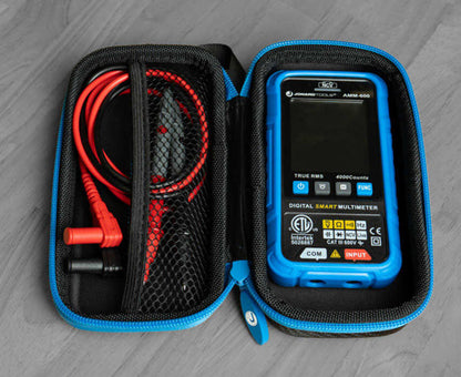 600V Automatic Intelligent Digital Multimeter Meter in hard carrying case