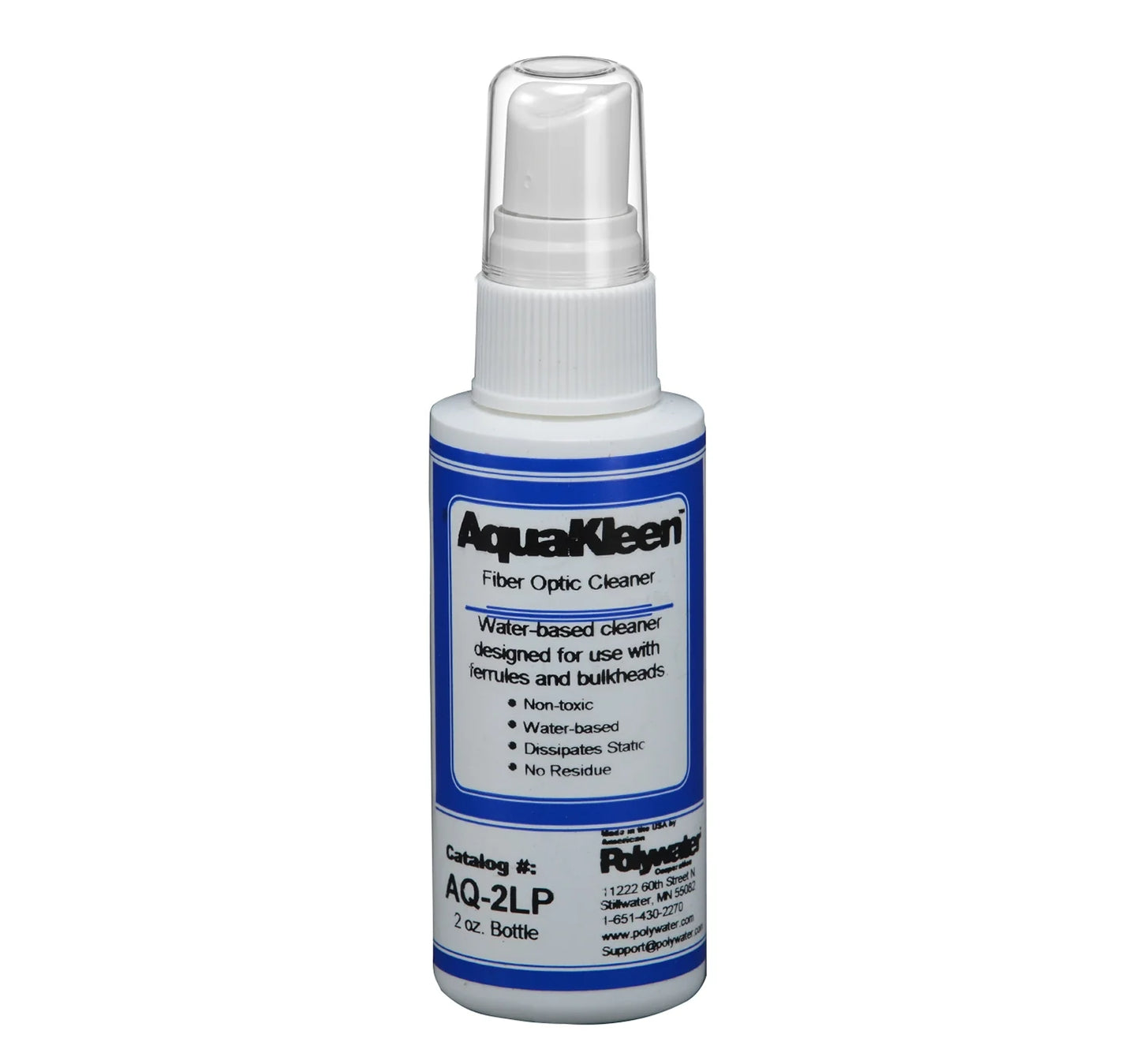 Polywater® AquaKleen™ Fiber Cleaner, FIBER OPTIC CABLE CLEANERS
