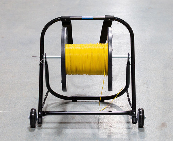 Steel Cable Caddy with Wheels & Pull Strap, 21" Wide | CC-2721WS