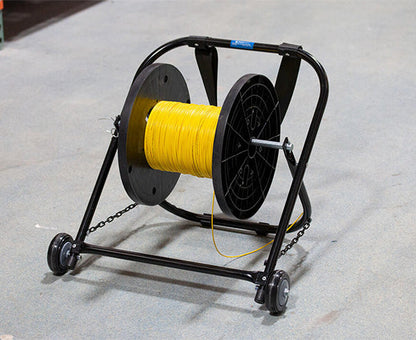 Steel Cable Caddy with Wheels & Pull Strap, 21" Wide | CC-2721WS