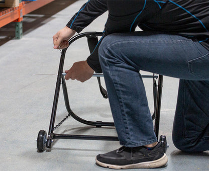 Steel Cable Caddy with Wheels & Pull Strap, 21" Wide | CC-2721WS