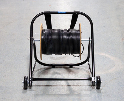 Steel Cable Caddy with Wheels & Pull Strap, 21" Wide | CC-2721WS