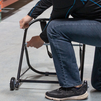 Steel Cable Caddy with Wheels & Pull Strap, 26" Wide | CC-2726WS