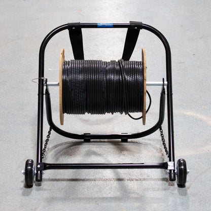Steel Cable Caddy with Wheels & Pull Strap, 26" Wide | CC-2726WS