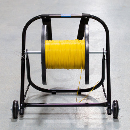 Steel Cable Caddy with Wheels & Pull Strap, 26" Wide | CC-2726WS