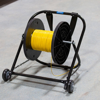 Steel Cable Caddy with Wheels & Pull Strap, 26" Wide | CC-2726WS