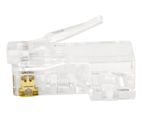 CAT6 RJ45 Modular Plug for Round Solid or Stranded Cable