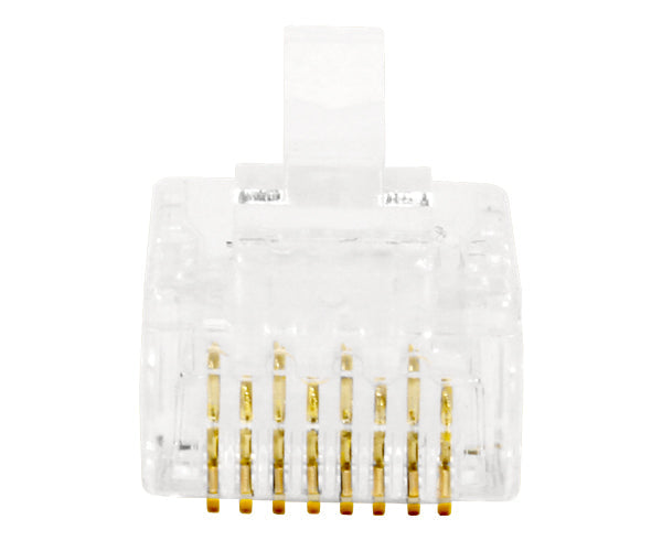 CAT6 RJ45 Modular Plug for Round Solid or Stranded Cable