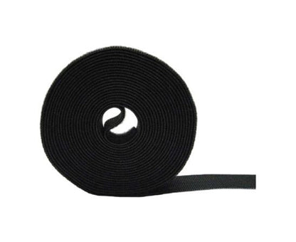 Wrap Strap, Hook and Loop Fastener, 15'- Black