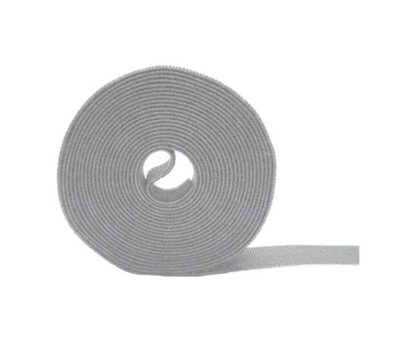 Wrap Strap, Hook and Loop Fastener, 15' - Grey