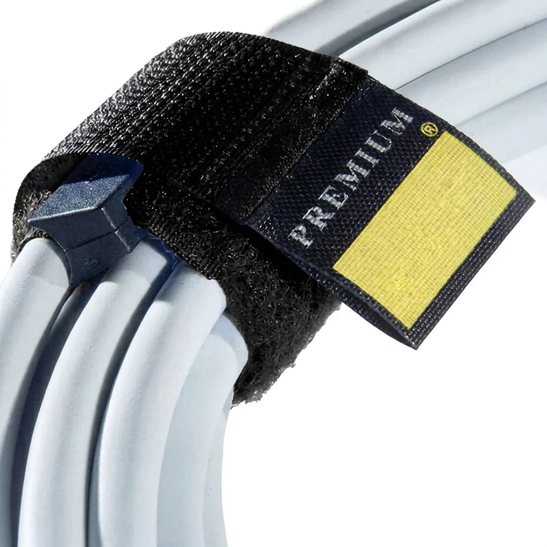 Cable Wrap With Lock, 1" Width, 3 Pack
