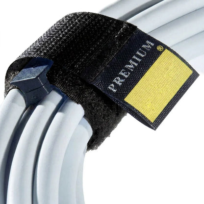 Cable Wrap With Lock, 1" Width, 3 Pack