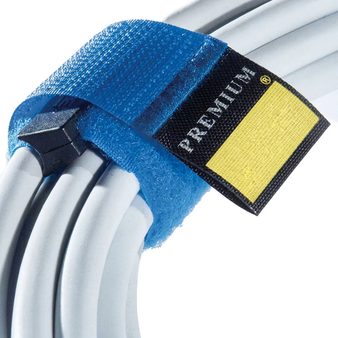 Cable Wrap With Lock, 1" Width, 3 Pack