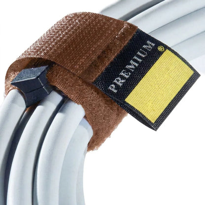 Cable Wrap With Lock, 1" Width, 3 Pack