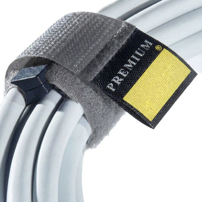 Cable Wrap With Lock, 1" Width, 3 Pack