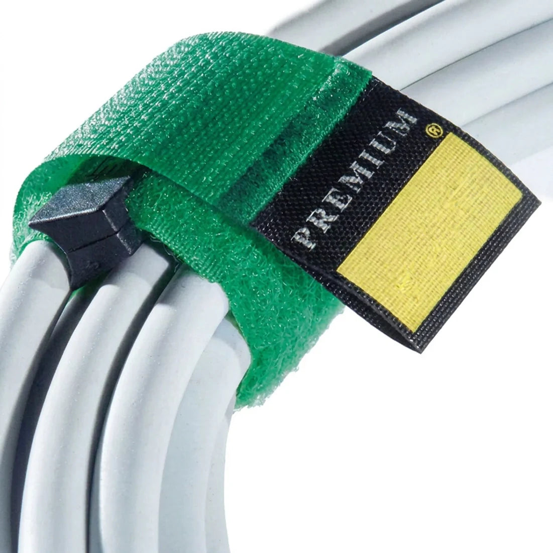 Cable Wrap With Lock, 1" Width, 3 Pack