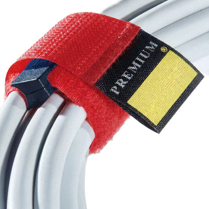 Cable Wrap With Lock, 1" Width, 3 Pack