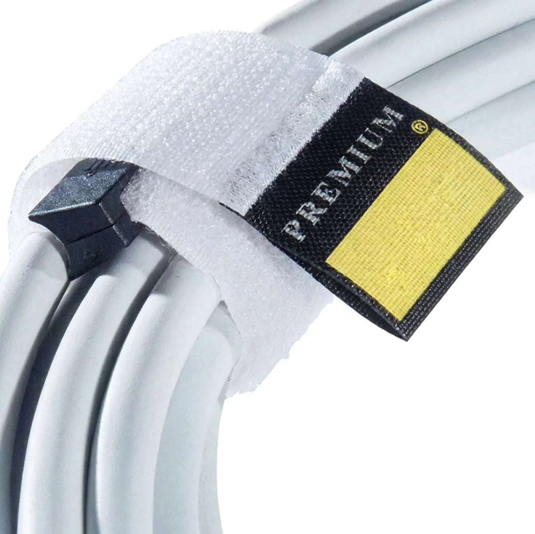 Cable Wrap With Lock, 1" Width, 3 Pack