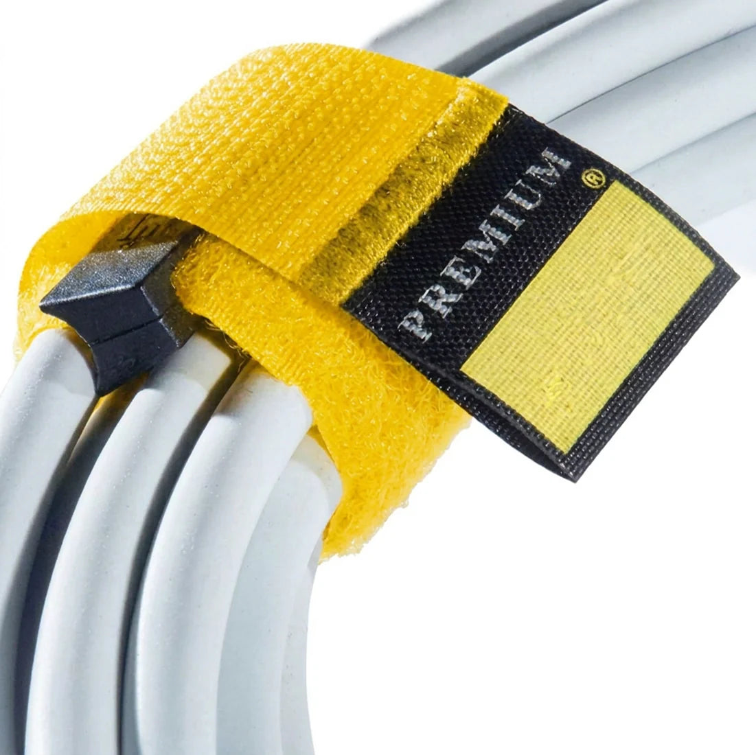 Cable Wrap With Lock, 1" Width, 3 Pack
