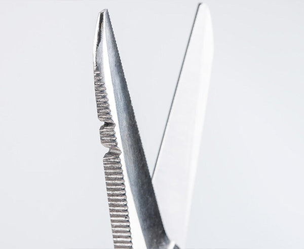 Electrician's Scissors - Notched edge for stripping thicker wire - Primus Cable