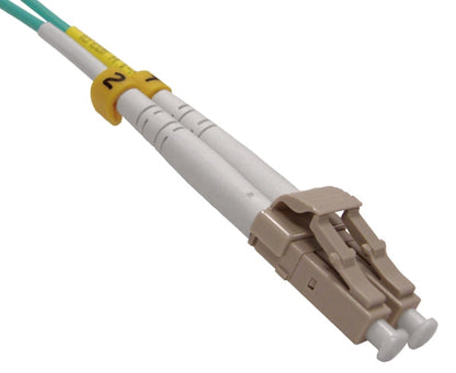 Fiber Optic Patch Cable, LC to LC, 10 Gig Multimode 50/125 OM4, Duplex (8 Meter)