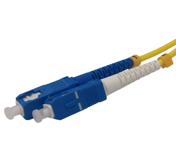 Fiber Optic Patch Cable, LC to SC, Single Mode 9/125, Duplex (6 Meter)