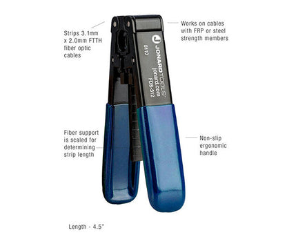 Fiber Drop Cable Stripper with Labels