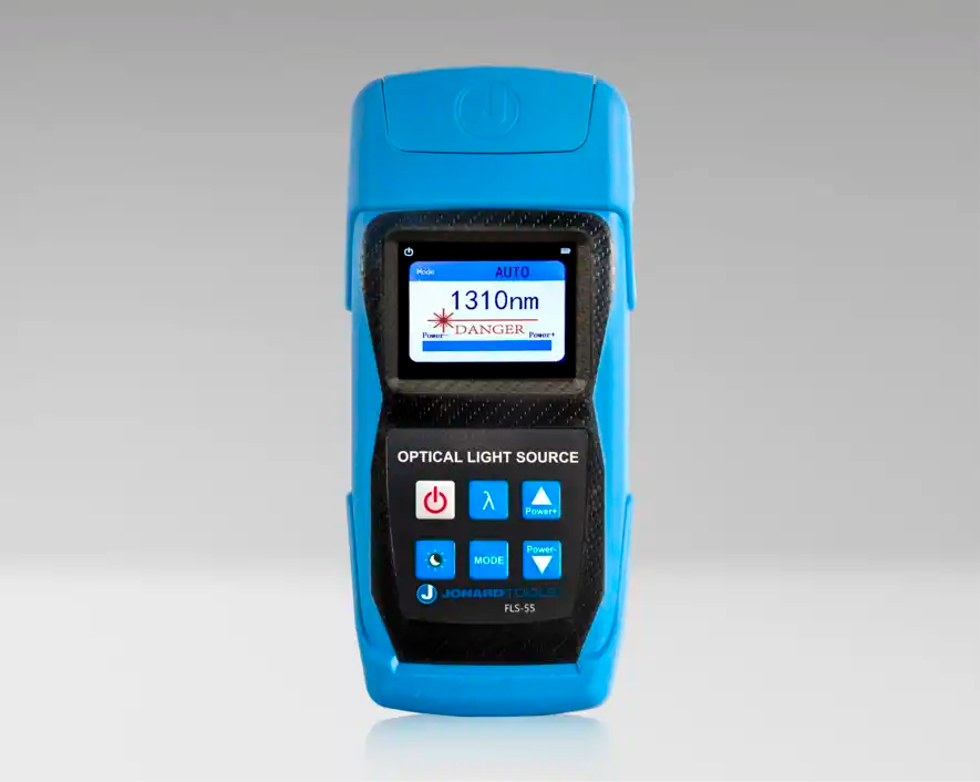 Multi-mode & Single-mode Fiber Optic Light Source with FC/LC/SC (PC/UPC) Adapters | FLS-55