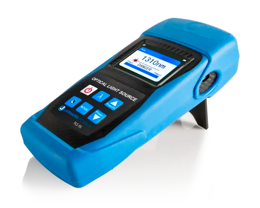 Multi-mode & Single-mode Fiber Optic Light Source with FC/LC/SC (PC/UPC) Adapters | FLS-55