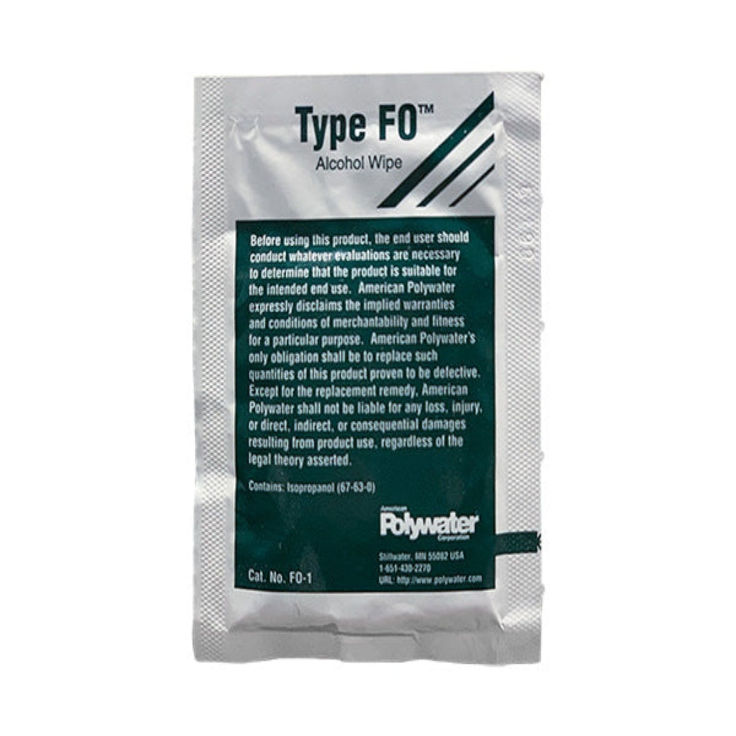 Polywater® Type FO™ Fiber Optic Cleaner, FIBER OPTIC CABLE CLEANERS
